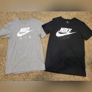 Grey & Black Small Nike Tee